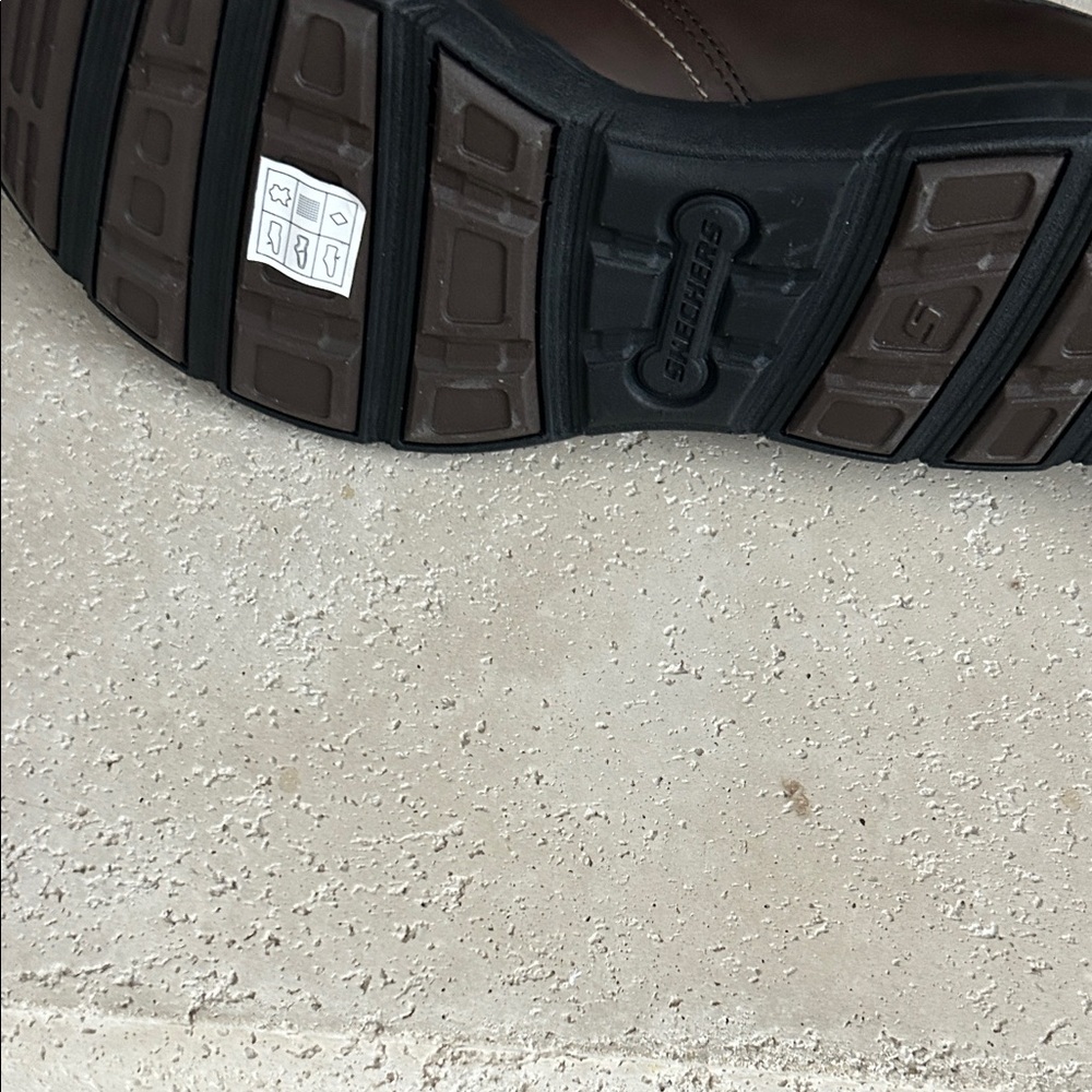 Skechers Men's Dark Brown Slip-On Loafers - Picture 3 of 4